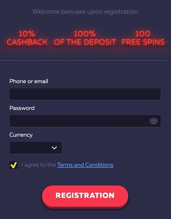Registration vavada
